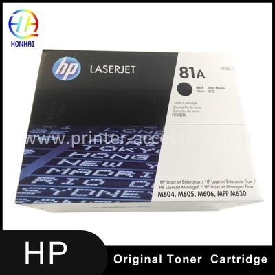 Cartucho de tonificador a laser HP CF281A original com alto rendimento de página para LaserJet Enterprise M604 M605 M606 MFP M630 série