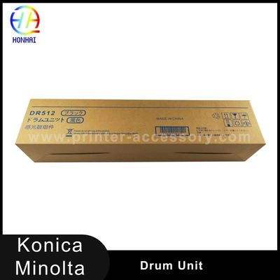 Unidade de bateria preta para Konica Minolta bizhub C224 C224e C284 C284e C364 C364e C454 C454e C554 C554e DR-512 DR-512C A2XN0TD