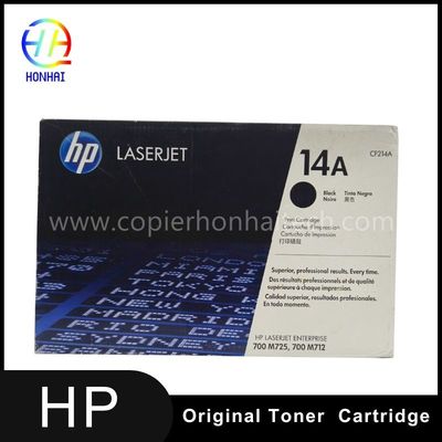 Cartucho de tônico original para HP Laserjet Enterprise 700 M712 LaserJet M725 CF214A 14A Impressoras Cartucho de tônico preto
