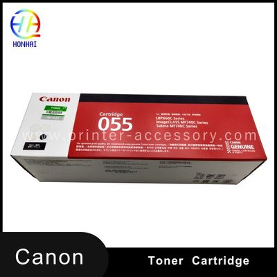 Cartucho de tônico original novo para Canon Classe de imagem a cores MF741Cdw MF743Cdw MF745Cdw, MF746Cdw LBP664Cdw 055 Preto (3016C001) Impressoras a laser Cartucho de tônico
