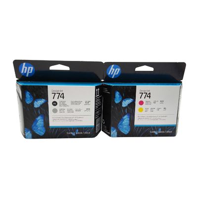 Cabeça de impressão original nova para HP 774 P2V99A Magent e amarelo P2W00A Foto Preto e cinza claro P2W01A Preto mate e cinza Produtor de impressora