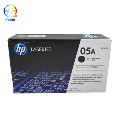 Cartucho de tonificador a laser HP 05A CE505A original com 2300 páginas para impressoras LaserJet P2035 P2055