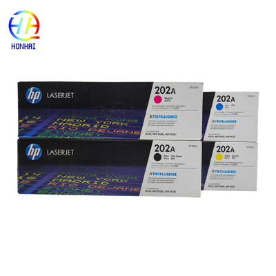 Cartucho Toner Laser Original 202A para HP Color LaserJet Pro M254dw MFP M281cdw, M281fdw CF500A CF501A CF502A CF503A Peças de impressora