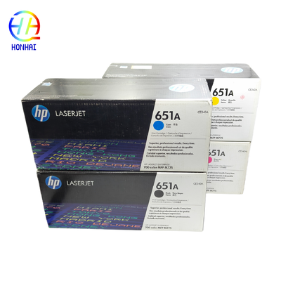 Cartucho de tonificador a laser original 651A CE340A CE341A CE342A CE343A para HP LaserJet Enterprise 700 Color MFP M775 Peças de impressora