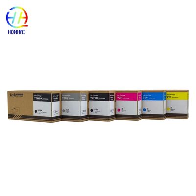 HP 72 cartucho de tinta conjunto 6 cores Compatível com DesignJet T610 T770 T1200 para saída resistente ao desbotamento